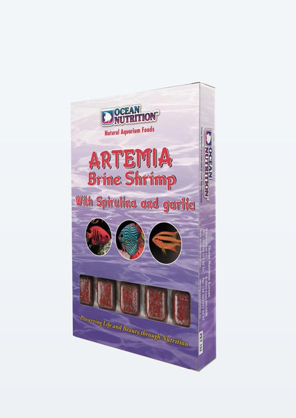 Frozen Artemia Brine Shrimp With Spirulina And Garlic