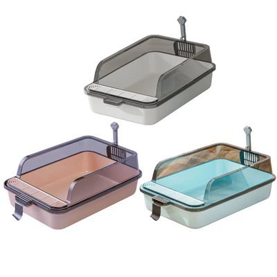 Open Cat Litter Tray