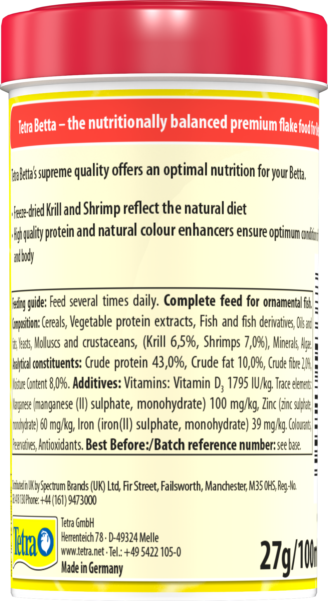Tetra Betta Food