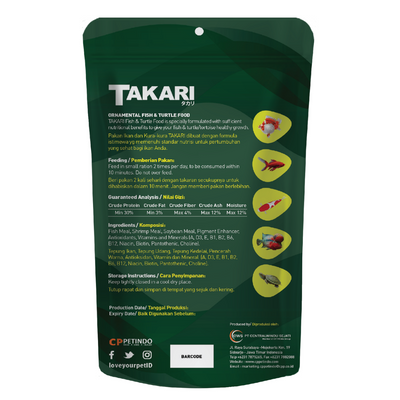 Takari Fish Food – Green
