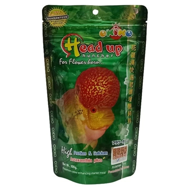 Okiko Flowerhorn Head up Huncher Flowerhorn Fish Food