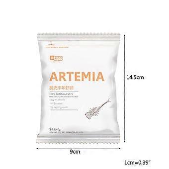 YEE Artemia Shelling Eggs Brine Shrimp Shelling Egg food for Feeding Baby Fishes 60G