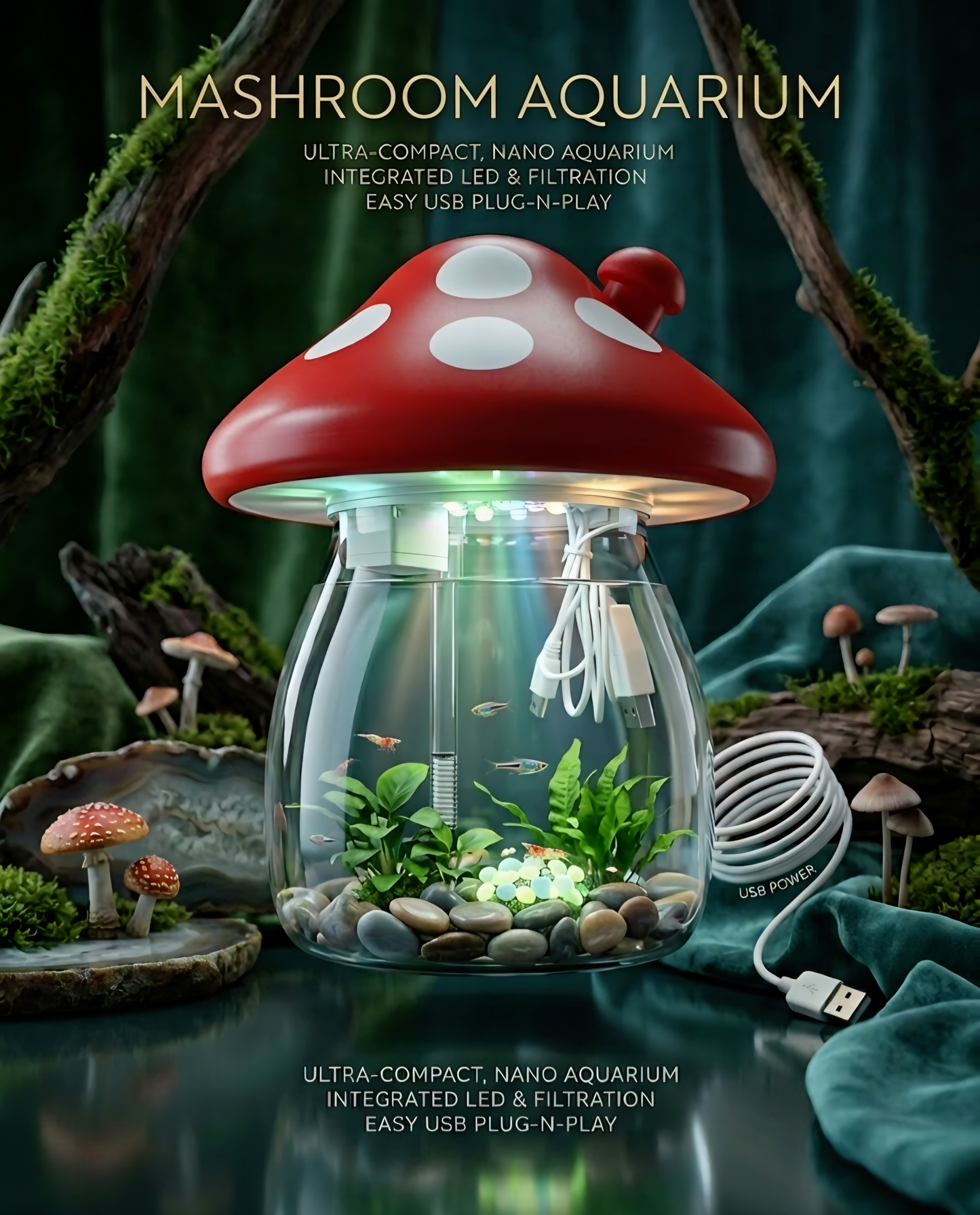 Mashroom Fish Tank