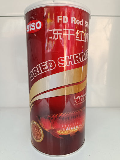 SISO FD RED SHRIMP DREID SHRIMP LARGE AROWANA SHRIMP 130G