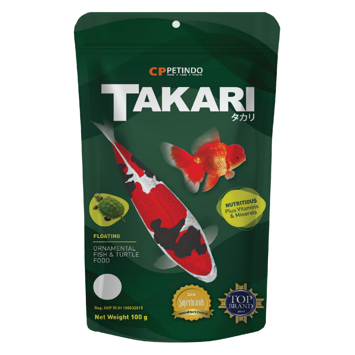 Takari Fish Food – Green