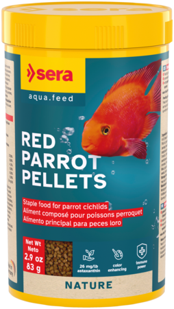SERA Red Parrot Pellets 250ml