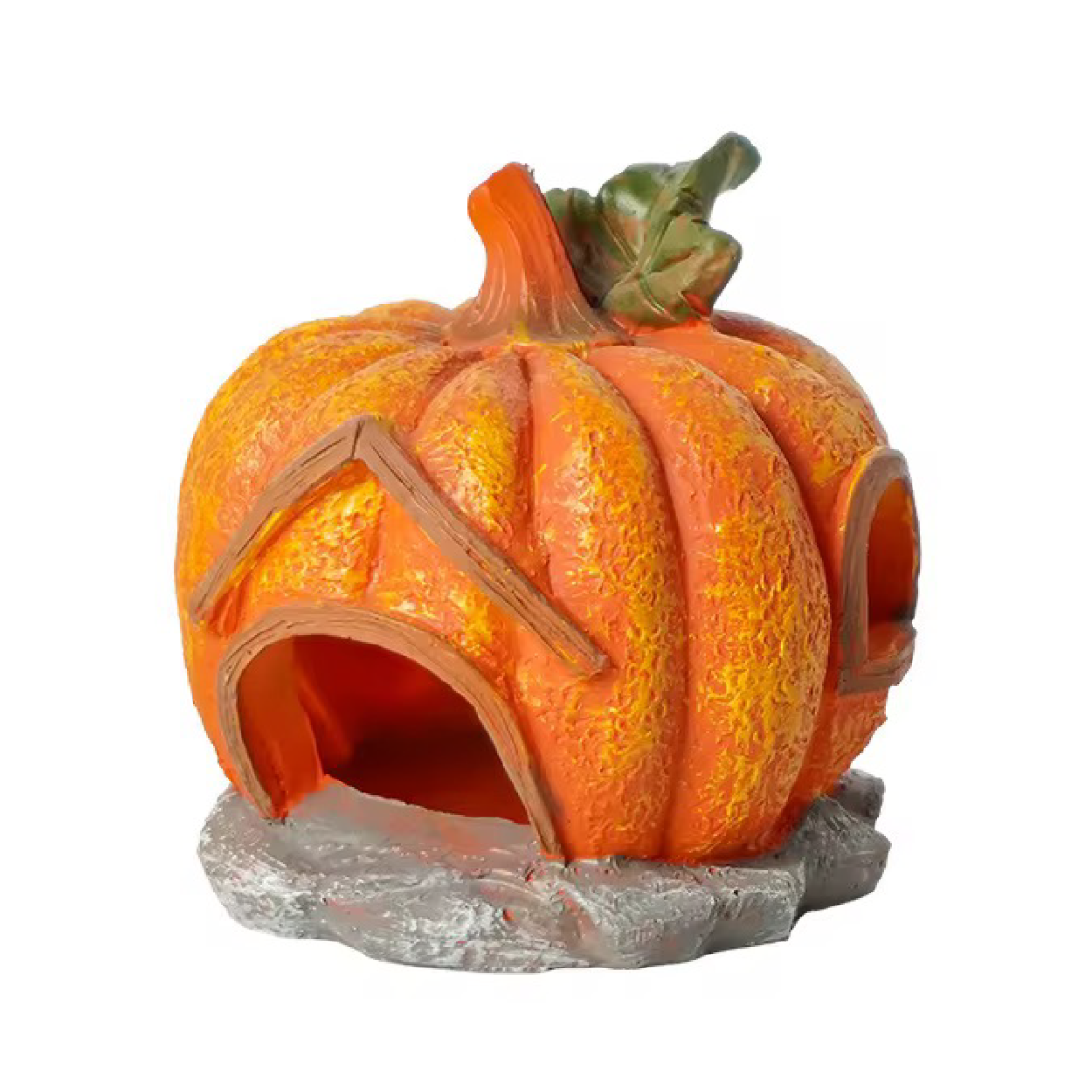 Pumpkin Fish Hiding Aqurium decoration