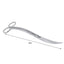 Extra Curved Stainless Steel Scissor – 25 cm