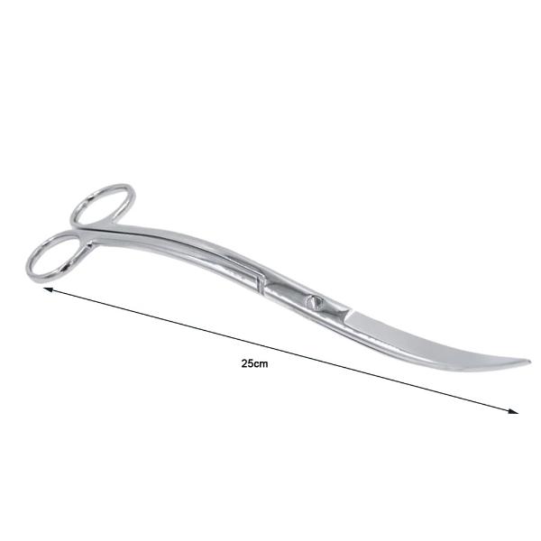 Extra Curved Stainless Steel Scissor – 25 cm