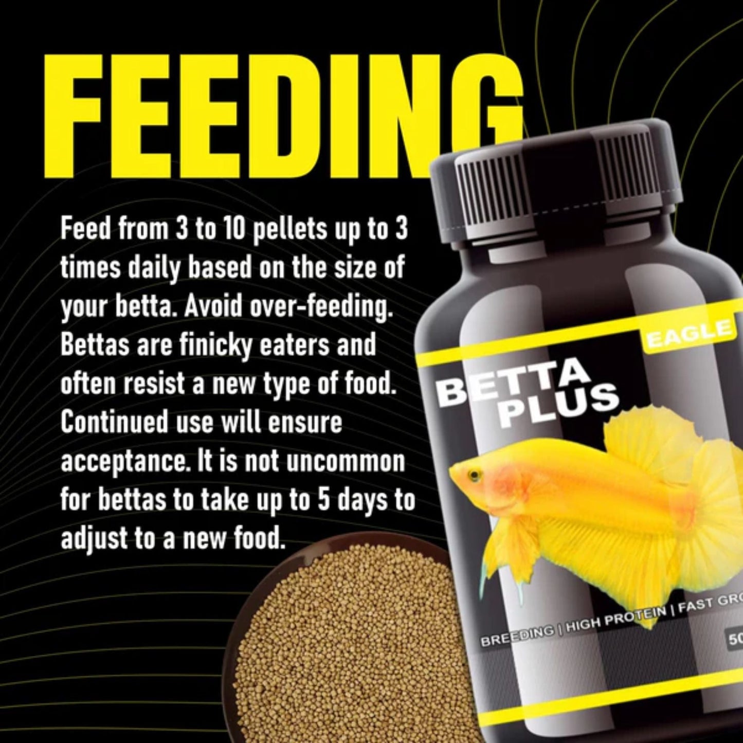 Horizone Eagle Betta Plus Fish Food 50G