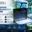 Crystal clear Glass Aquarium with Tempered polish and Sumb filter with Led light 50cm