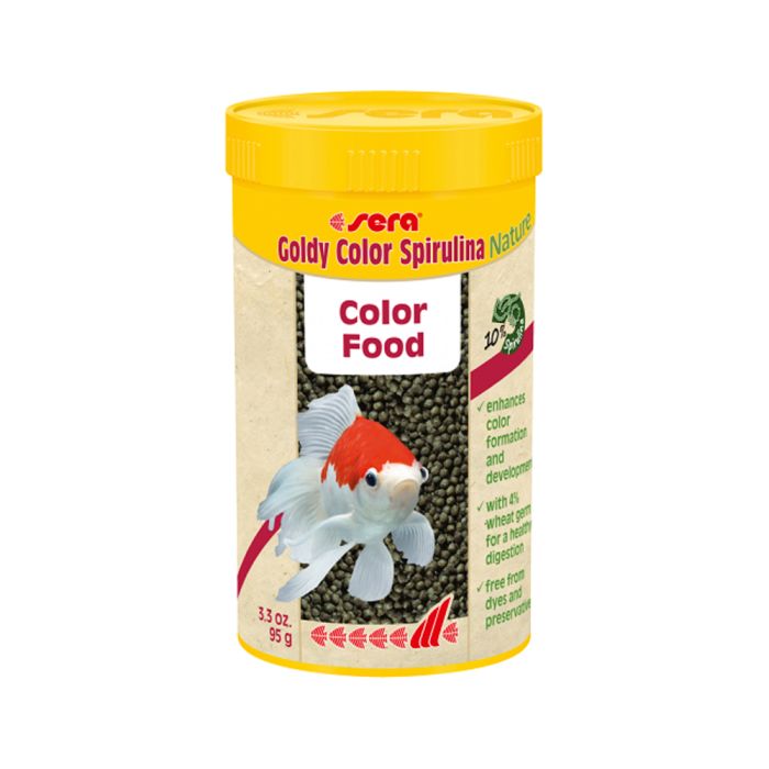 SERA GOLDY COLOR SPIRULINA NATURE COLOR FOOD 250ML
