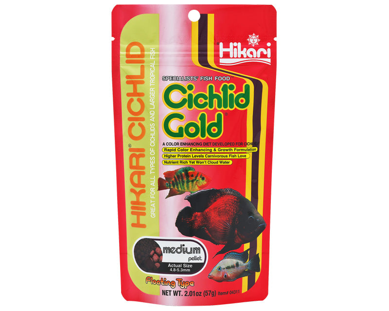 HIKARI CICHLID GOLD MEDIUM PELLET 57G