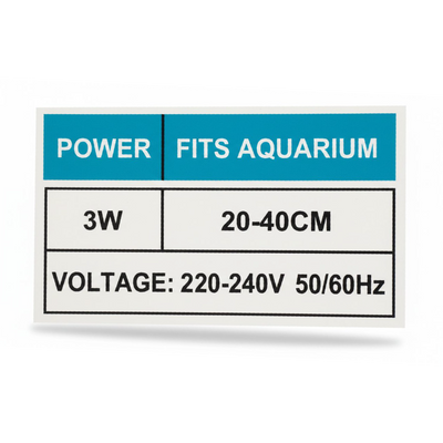 LED Clip Light For Small Fish Tanks 3w-(20-40 CM Aquarium) 3 Color