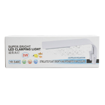 LED Clip Light For Small Fish Tanks 8W-(20-50 CM Aquarium) 3 Color